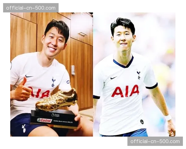 特写：孙兴慜第300场英超里程碑进球后指向天空